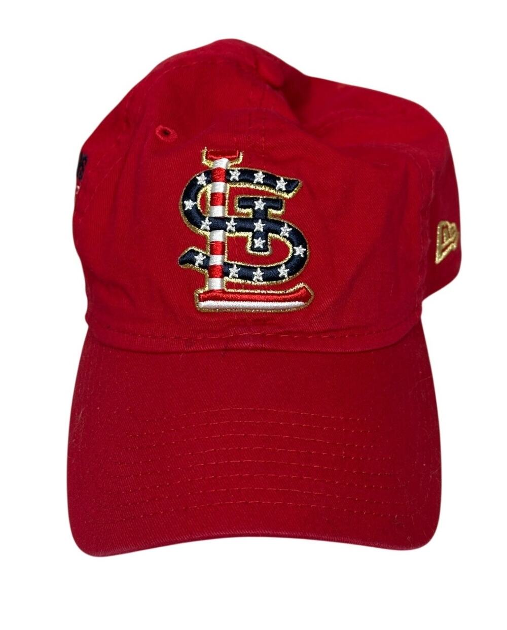 New Era St Louis Baseball Cap Men OSFM Red Embroidered Logo Hat Strapback Casual